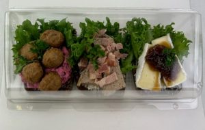 Smörrebröd Köttbullar/Brie/Leverpastej 3p
